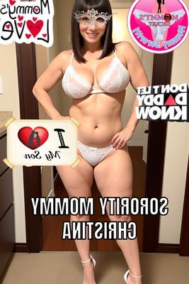 SORORITY MOMMY CHRISTINA - Private Pics for My Son  Vol.