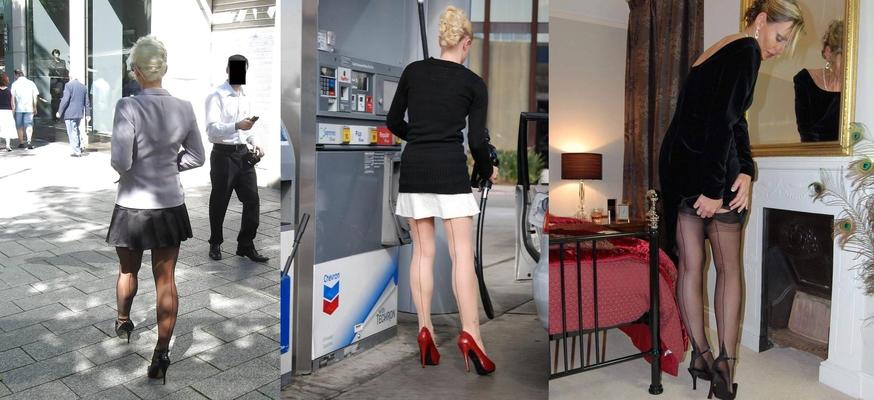 Les bas clignotants en public